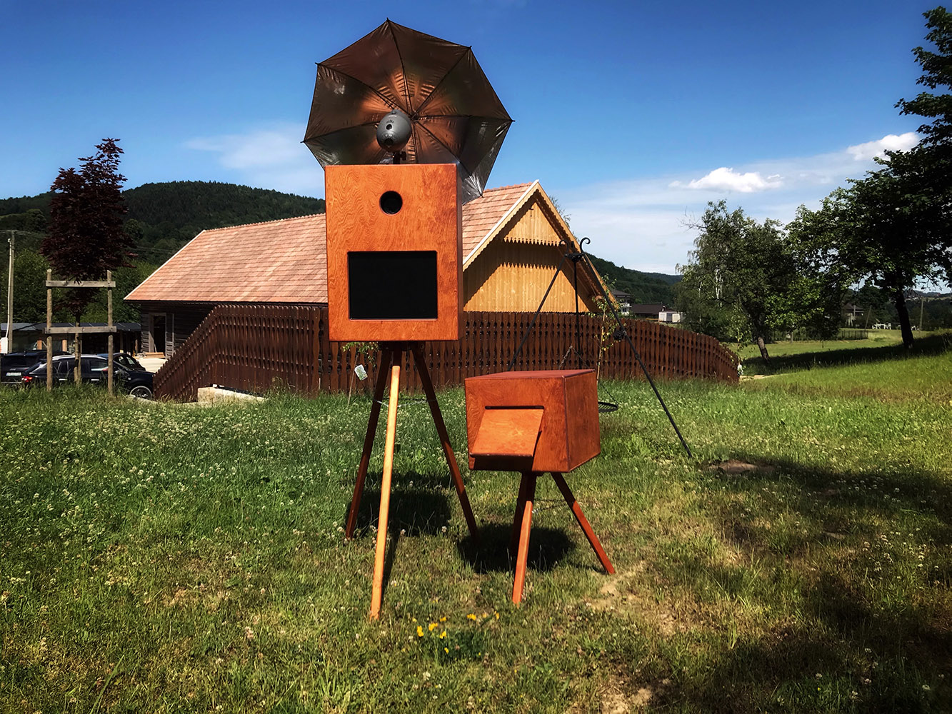 Bohobudka - rustykalna fotobudka